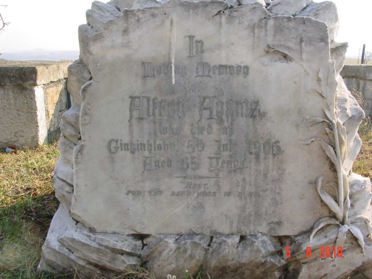 ADAMS Alfred -1906