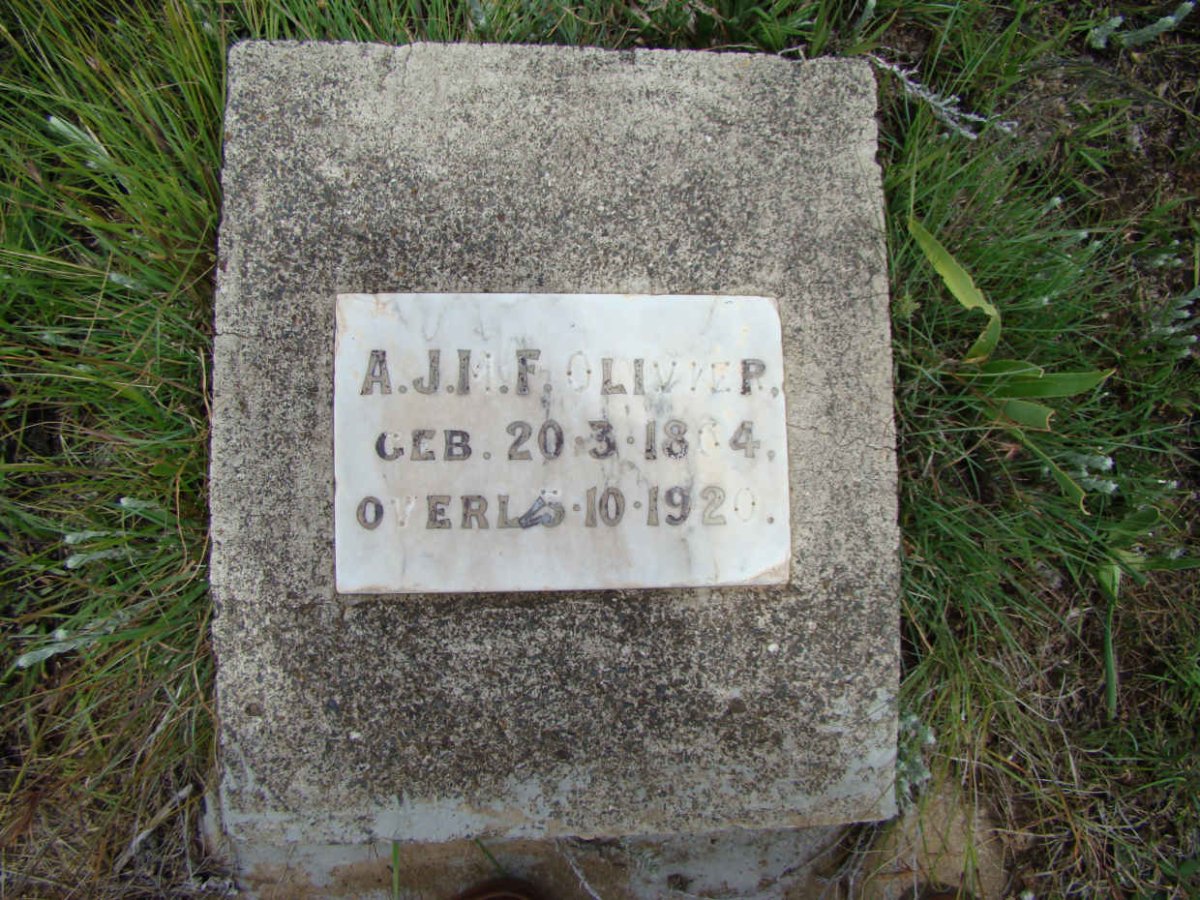 OLIVIER A.J.M.F. 1864-1920