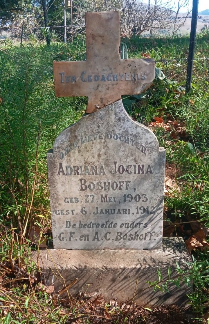 BOSHOFF Adriana Jocina 1903-1912