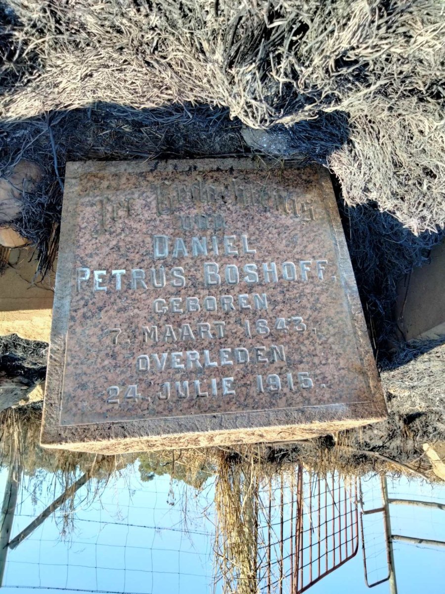 BOSHOFF Daniel Petrus 1843-1915