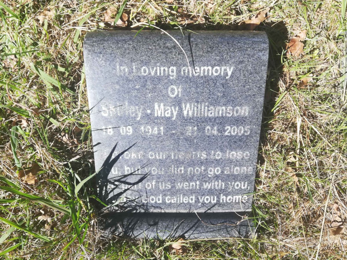 WILLIAMSON Shirley-May 1941-2005
