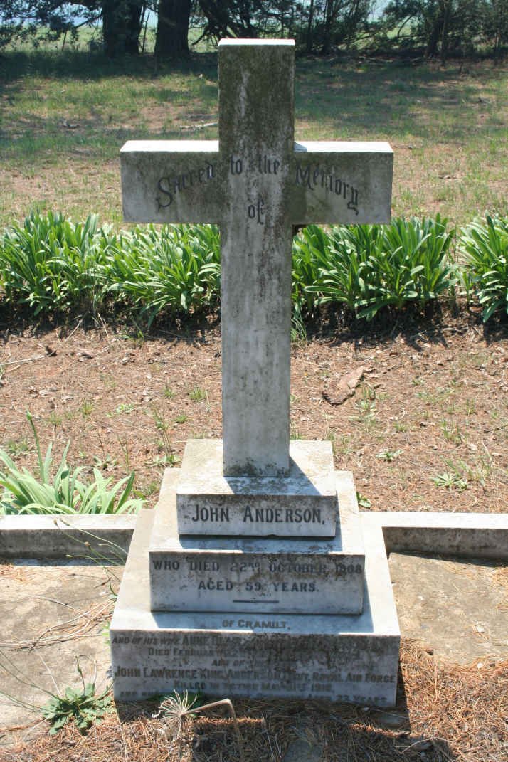 ANDERSON John -1908 &amp; Anne Blair KING -1922 :: ANDERSON John Lawrence King -1918