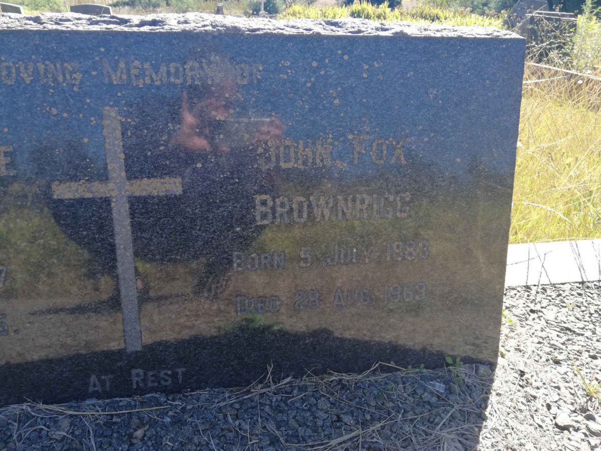 BROWNRIGG John Fox 1883-1963 &amp; Margaret Jane 1887-1965
