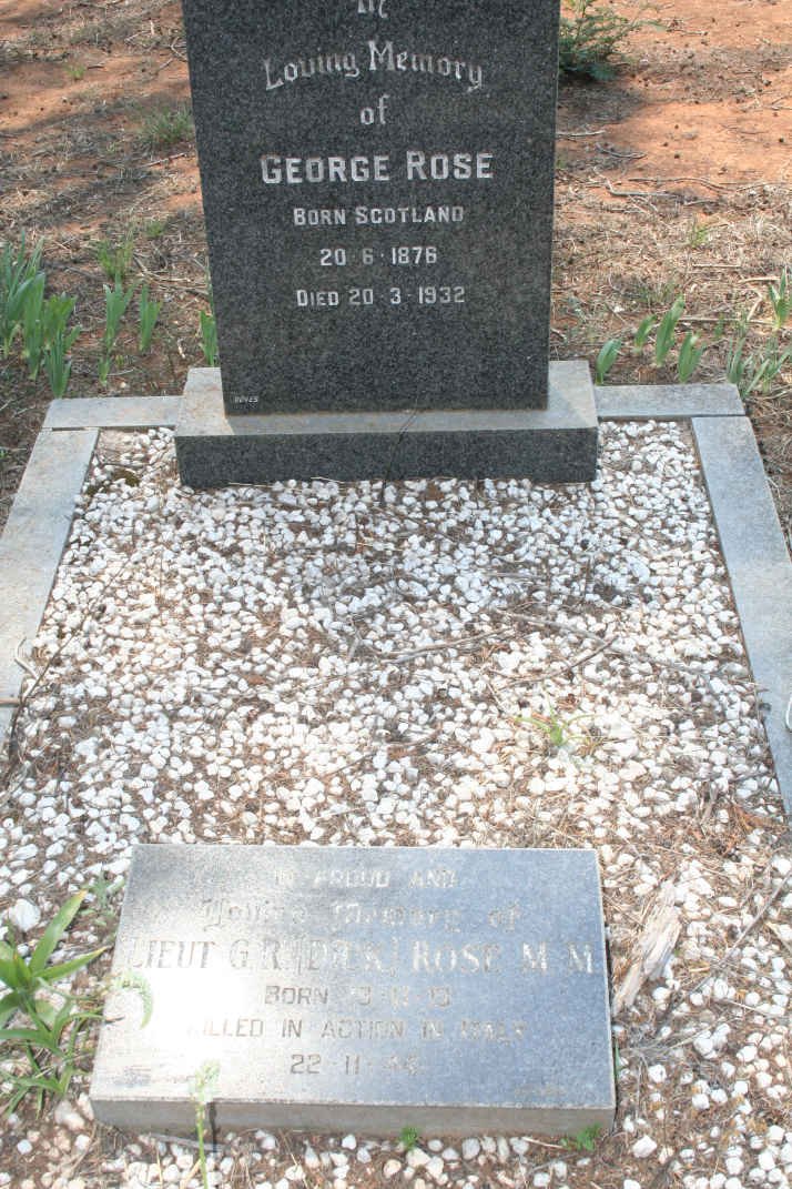 ROSE George 1876-1932 :: ROSE G.R. 1913-1944