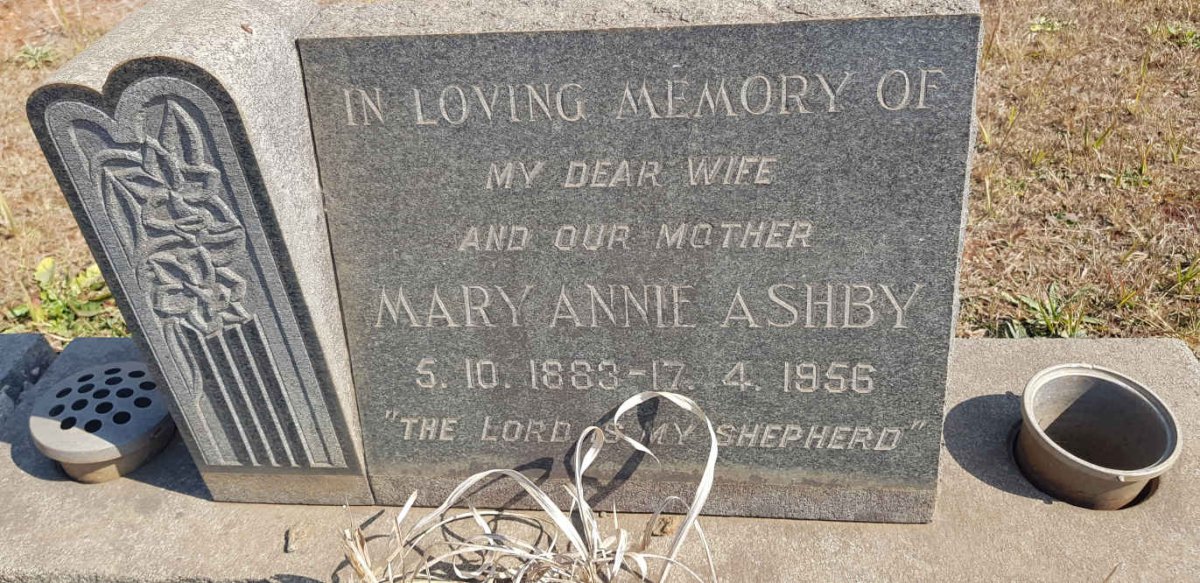 ASHBY Alexander Stanley 1882-1963 &amp; Mary Annie 1883-1956