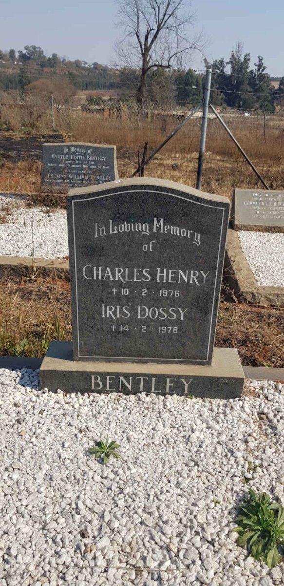 BENTLEY George William 1937-2002 :: BENTLEY Charles Henry -1976 &amp; Iris Dossy -1976