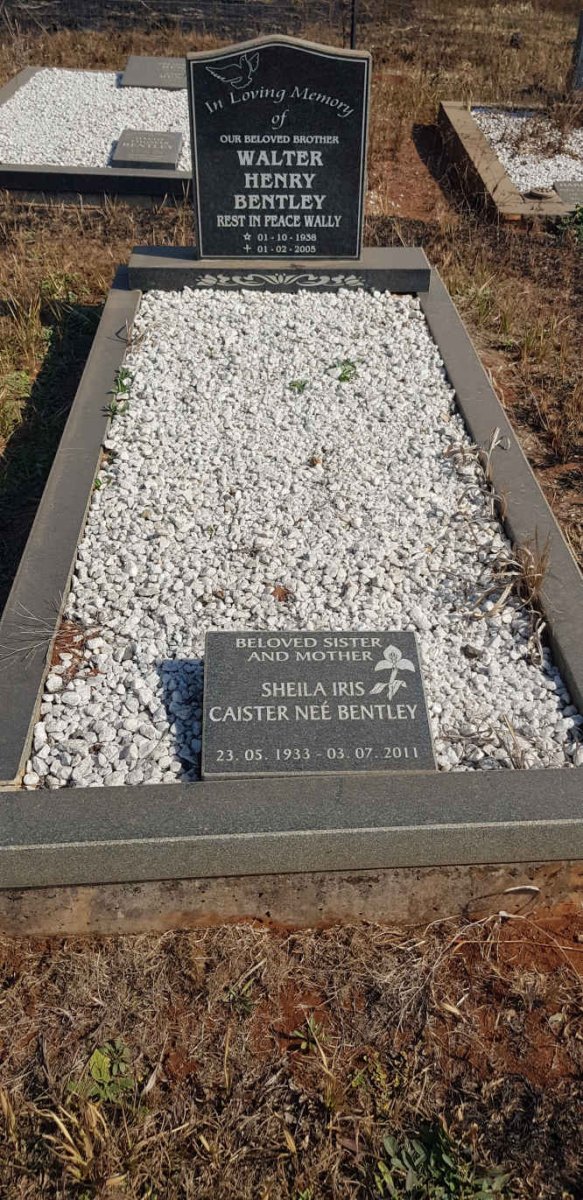CAISTER Sheila Iris nee BENTLEY 1933-2011 :: BENTLEY Walter Henry  1938-2005