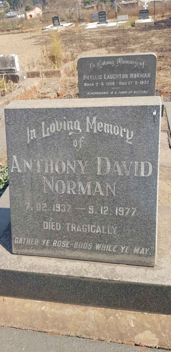 NORMAN Phyllis Laughton 1906-1972 :: NORMAN Anthony David 1937-1977
