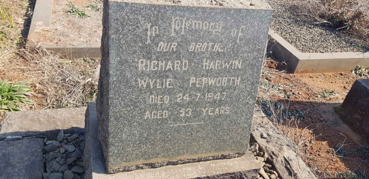 PEPWORTH Richard Harwin Wylie -1947