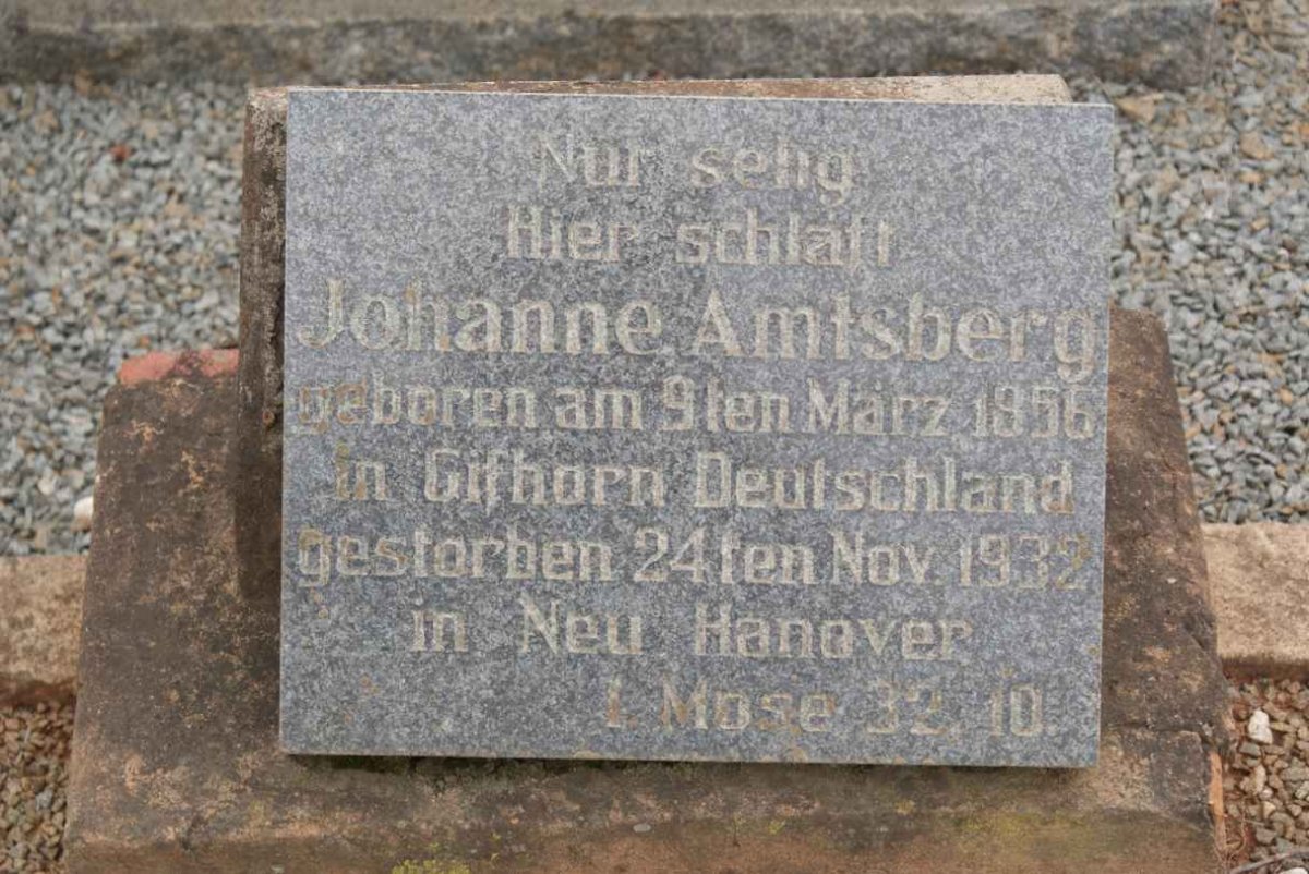 AMTSBERG Johanne 1856-1932