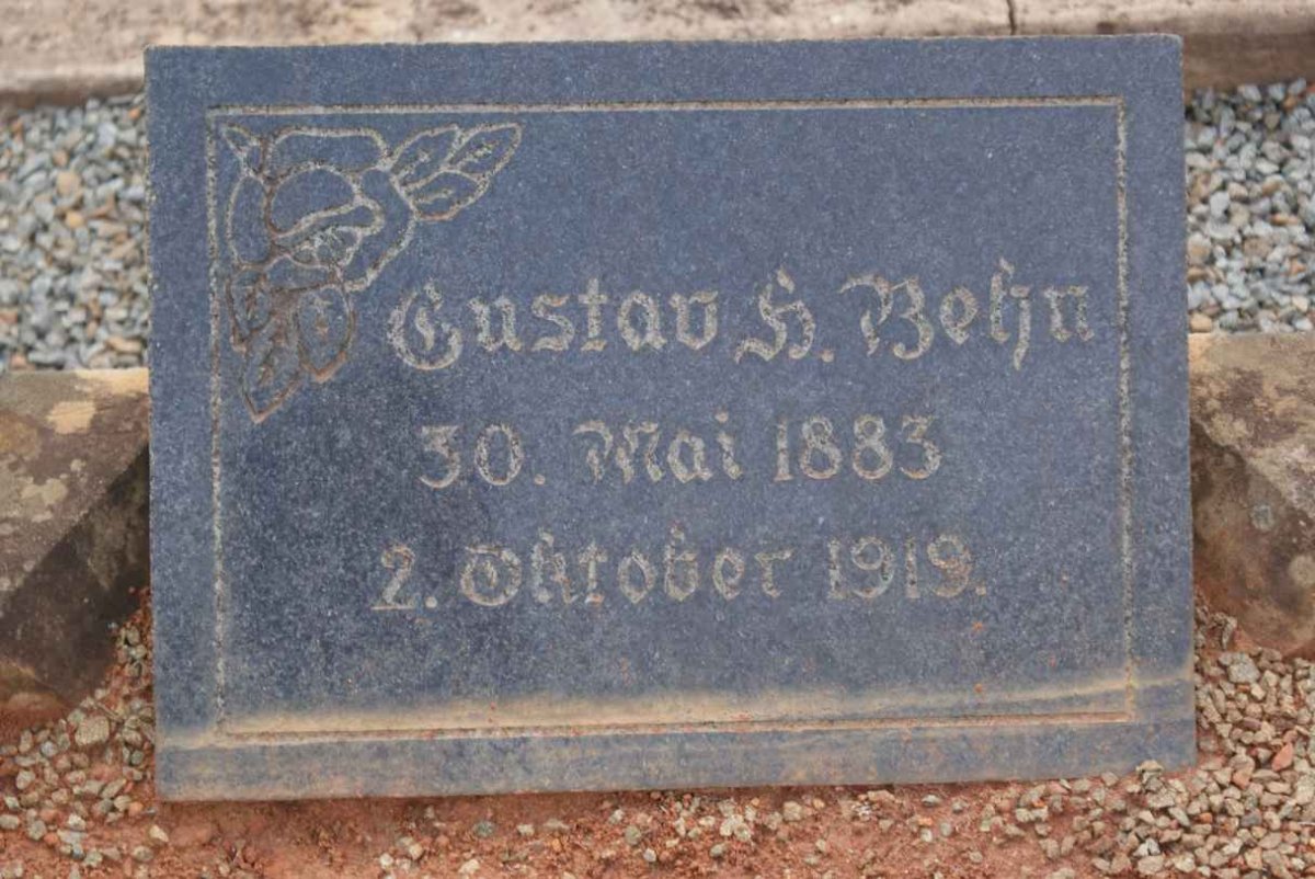 BEHN Gustav H. 1883-1919