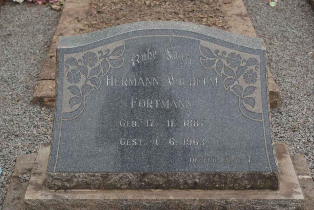 FORTMANN Hermann Wilhelm 1887-1963