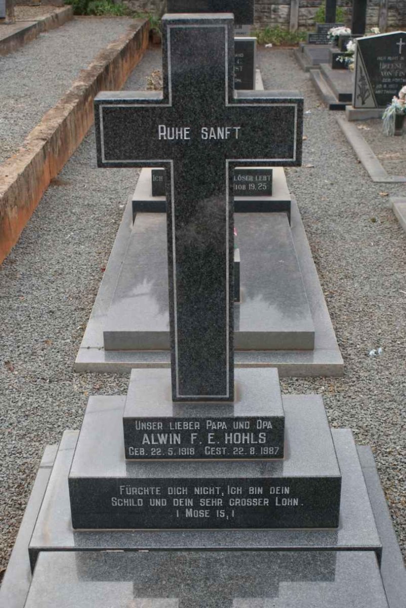 HOHLS Alwin F.E. 1918-1987