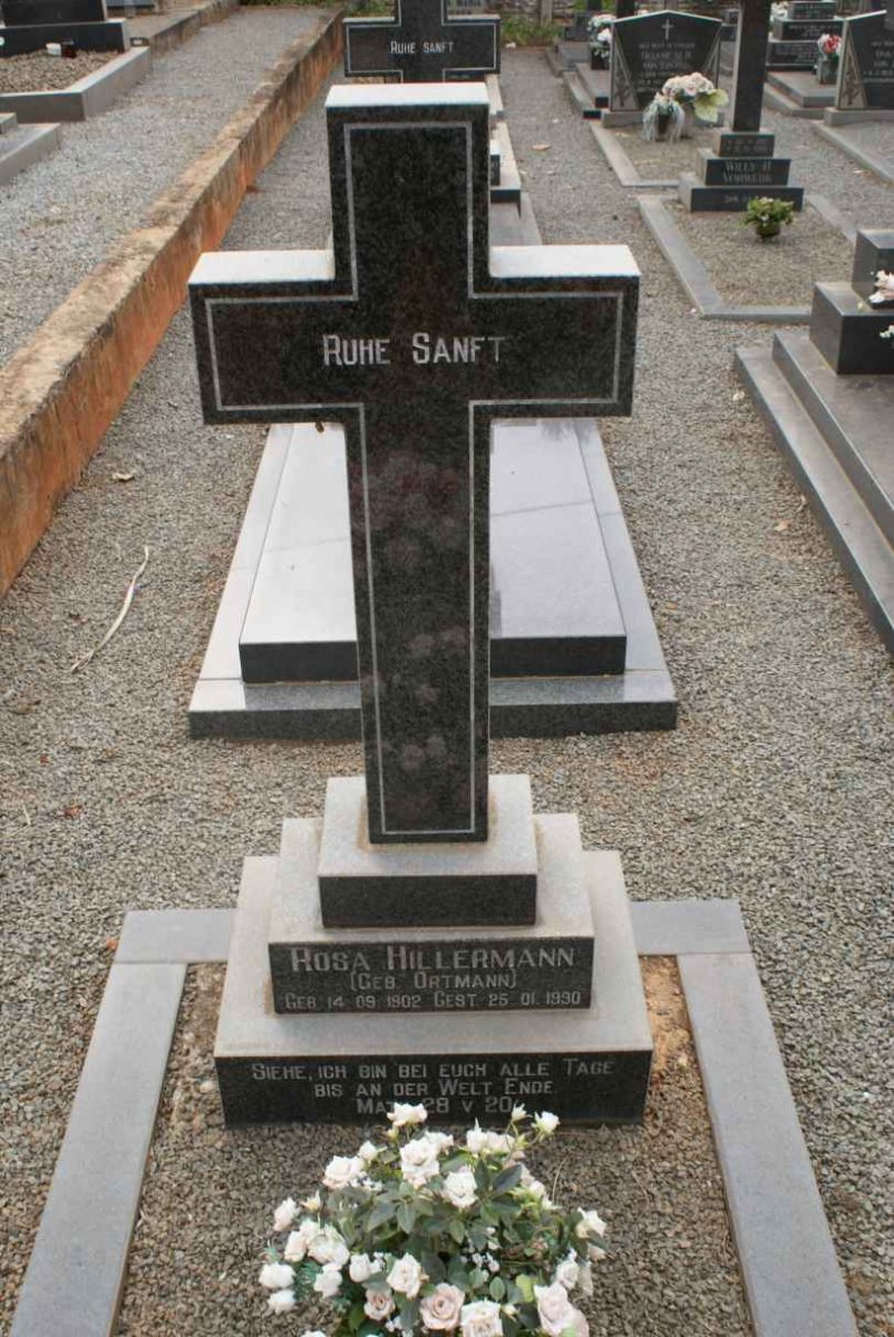 HILLERMANN Rosa nee ORTMANN 1902-1990