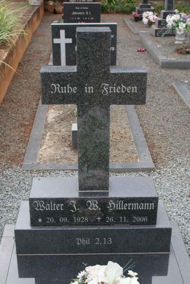 HILLERMANN Walter F.W. 1928-2006