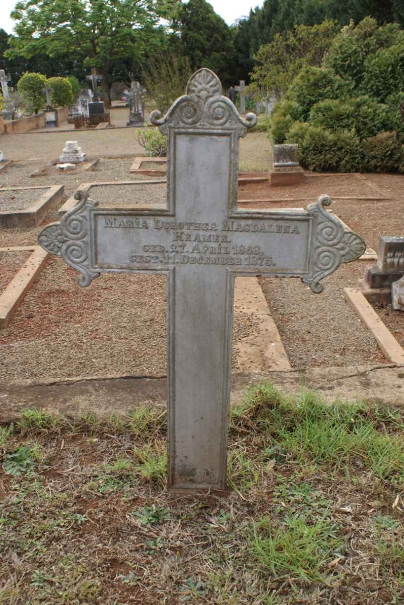 KRAMER Maria Dorothea Magdalena 1868-1875
