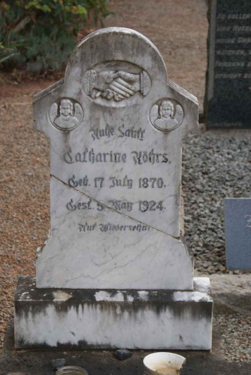 KOHRS A. Catharine nee von FINTEL  1870-1924