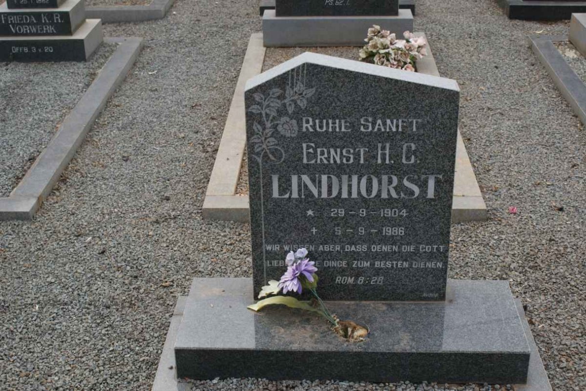 LINDHORST Ernst H.C. 1904-1986