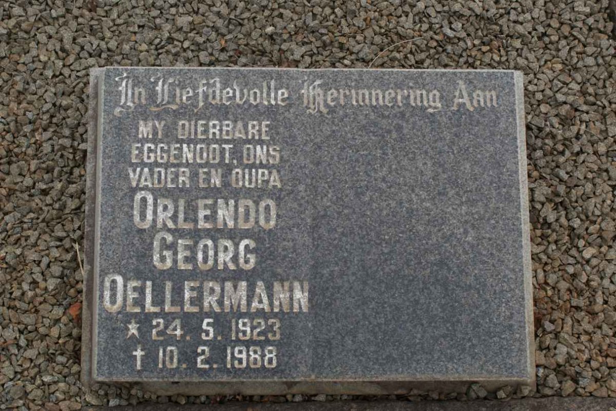 OELLERMANN Orlendo Georg 1923-1988