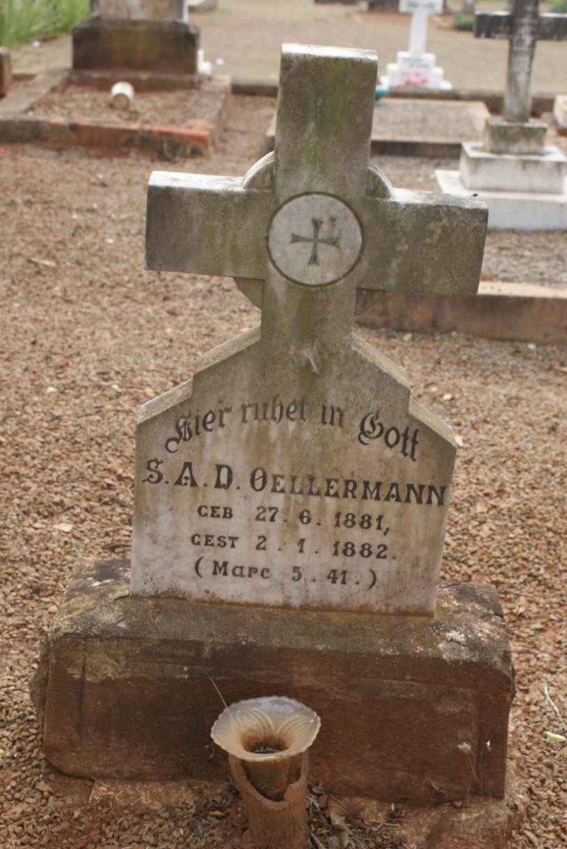 OELLERMANN Sophie A.D. 1881-1882