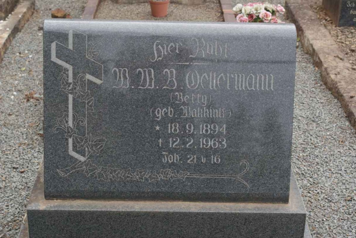 OELLERMANN M.M.B. nee MAKKINK 1894-1963