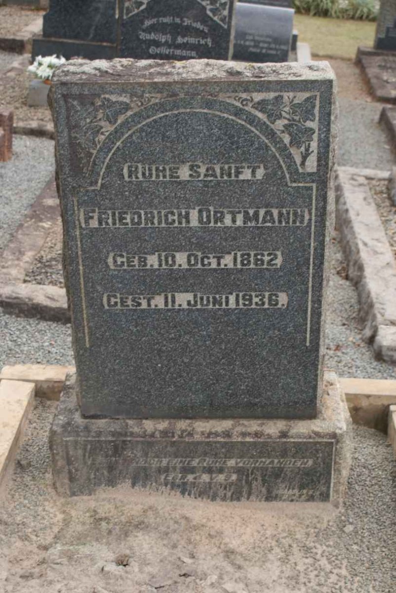 ORTMANN Friedrich 1862-1936