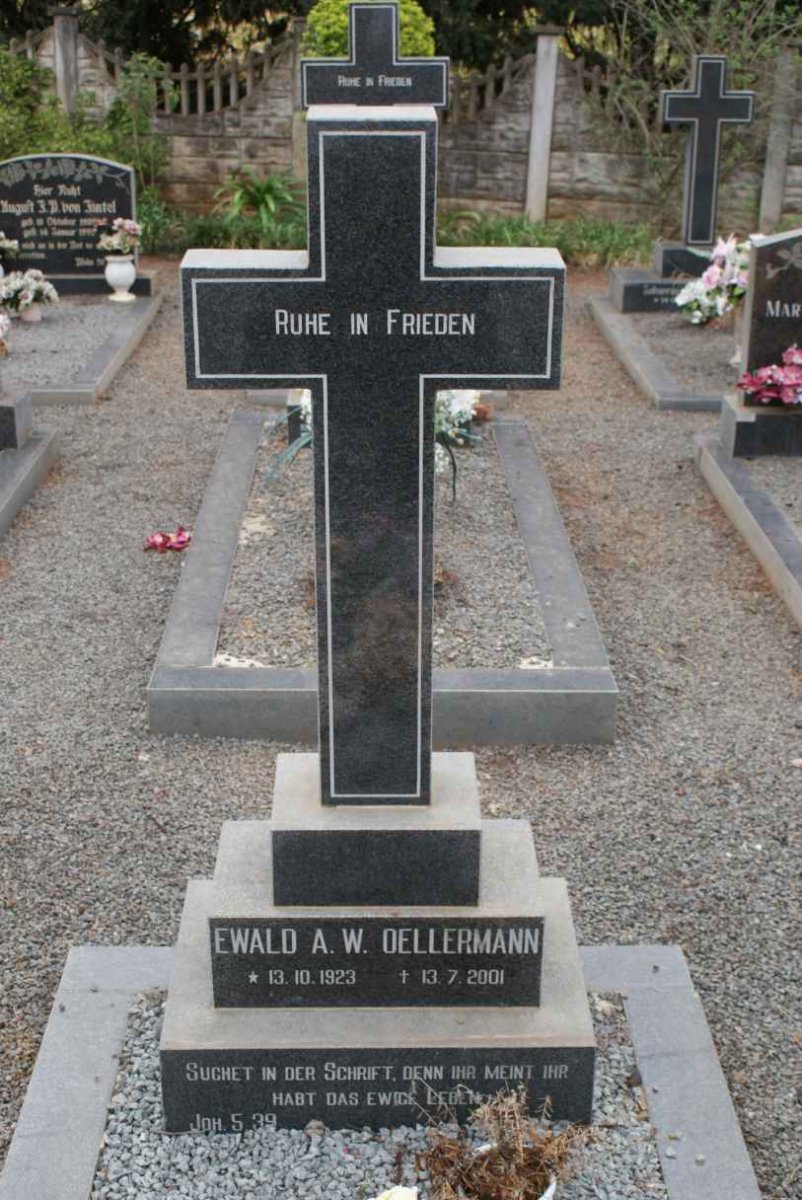 OELLERMANN Ewald A.W. 1923-2001