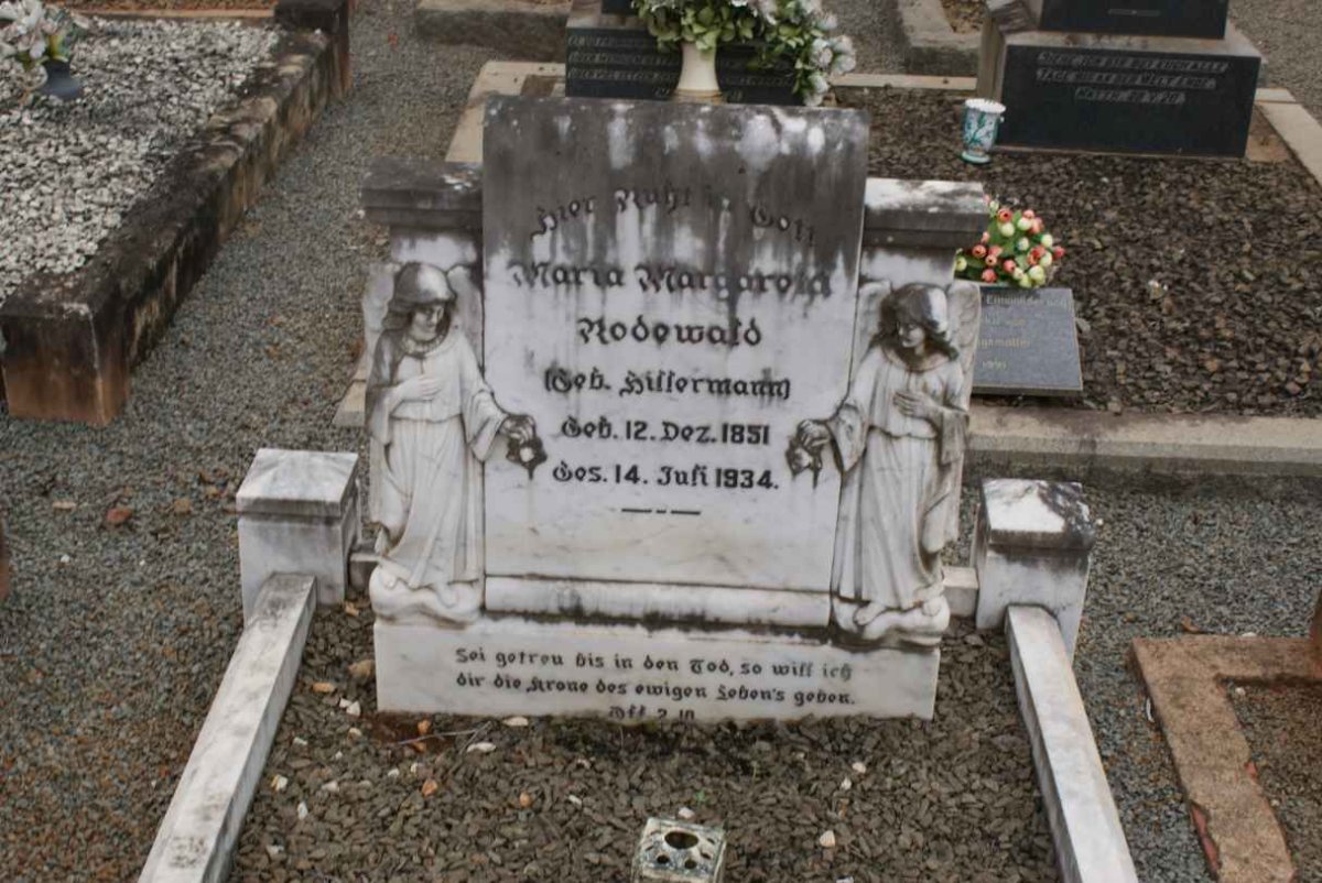 RODEWALD Maria Margareta nee HILLERMANN 1851-1934