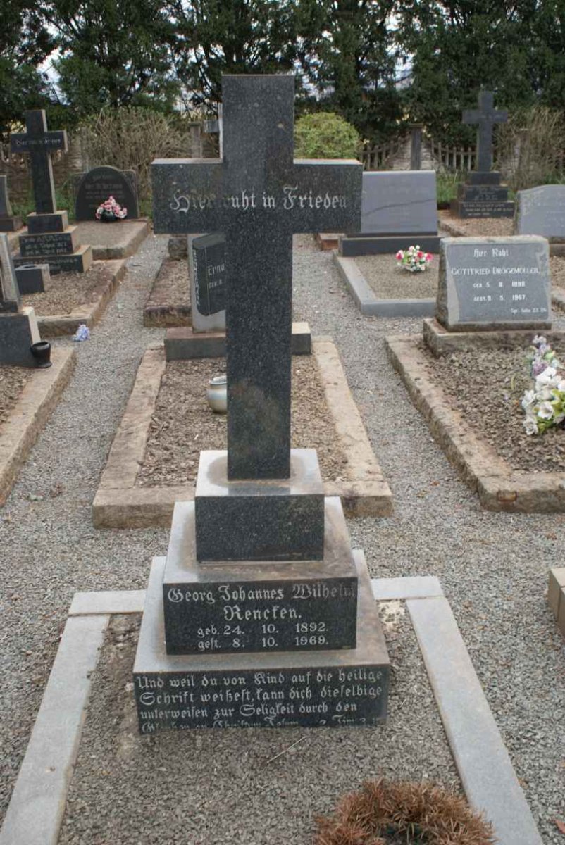 RENCKEN Georg Johannes Wilhelm 1892-1969