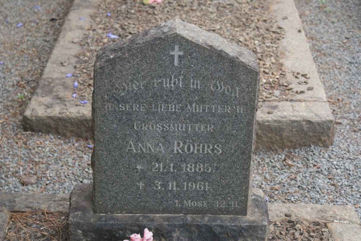 ROHRS Anna 1885-1961