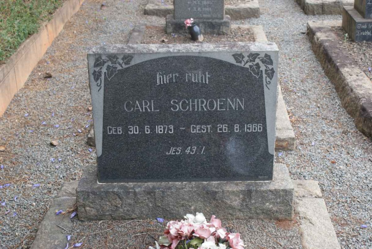 SCHROENN Carl 1873-1966