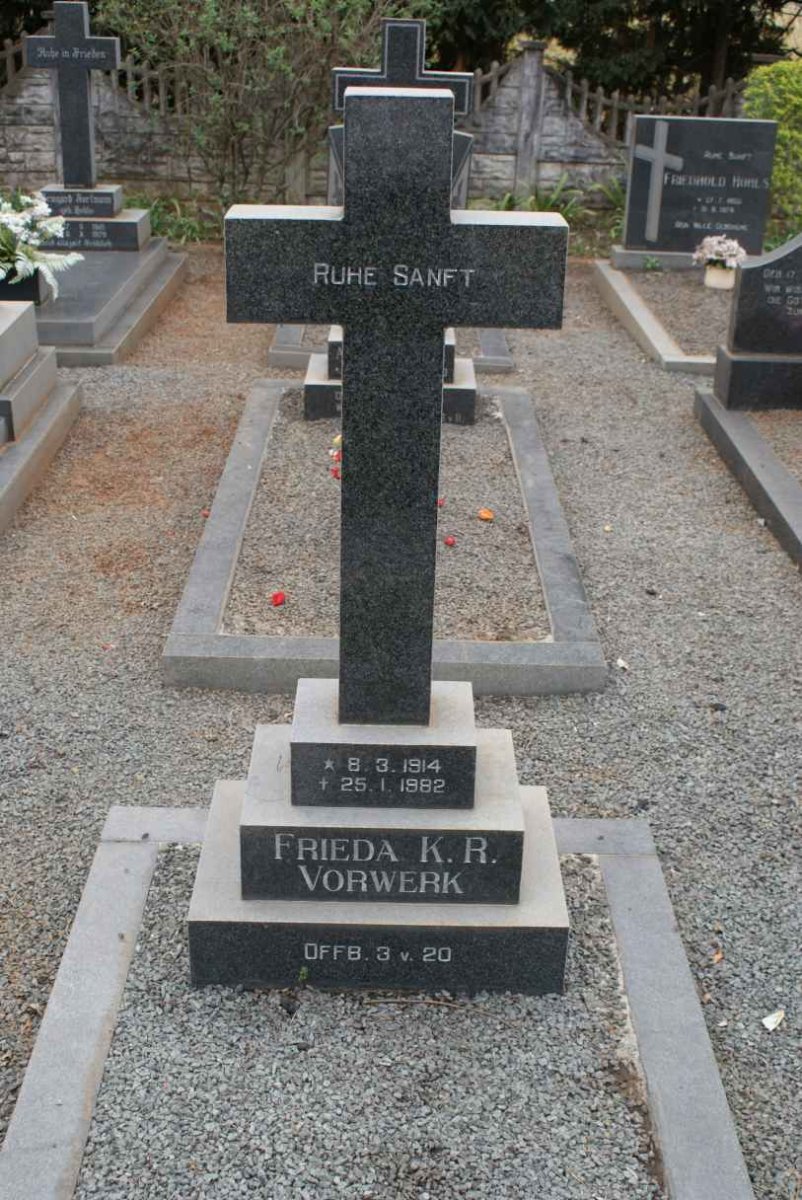 VORWERK Frieda K.R. 1914-1982