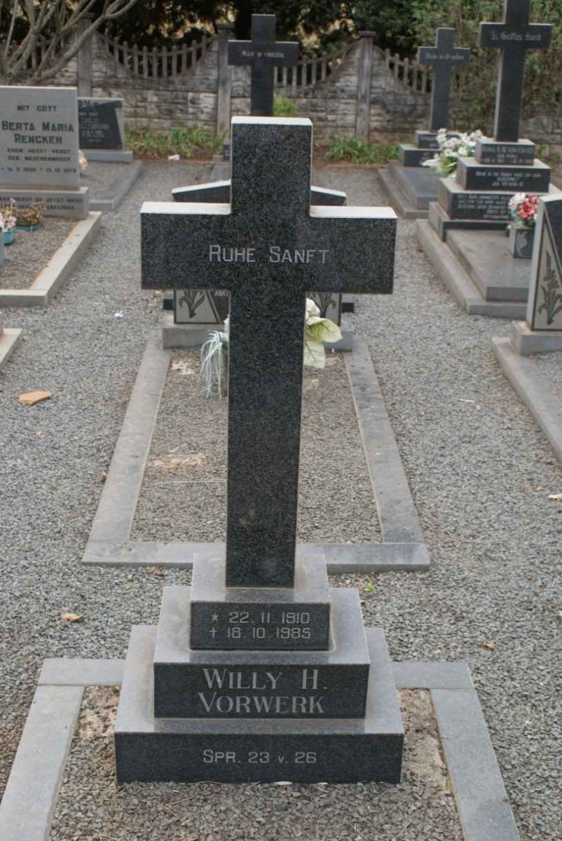 VORWERK Willy H. 1910-1985