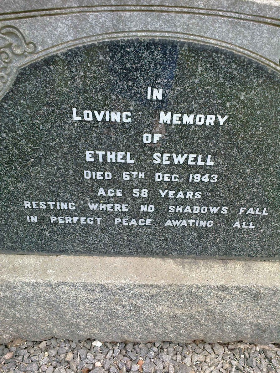 SEWELL Ethel -1943