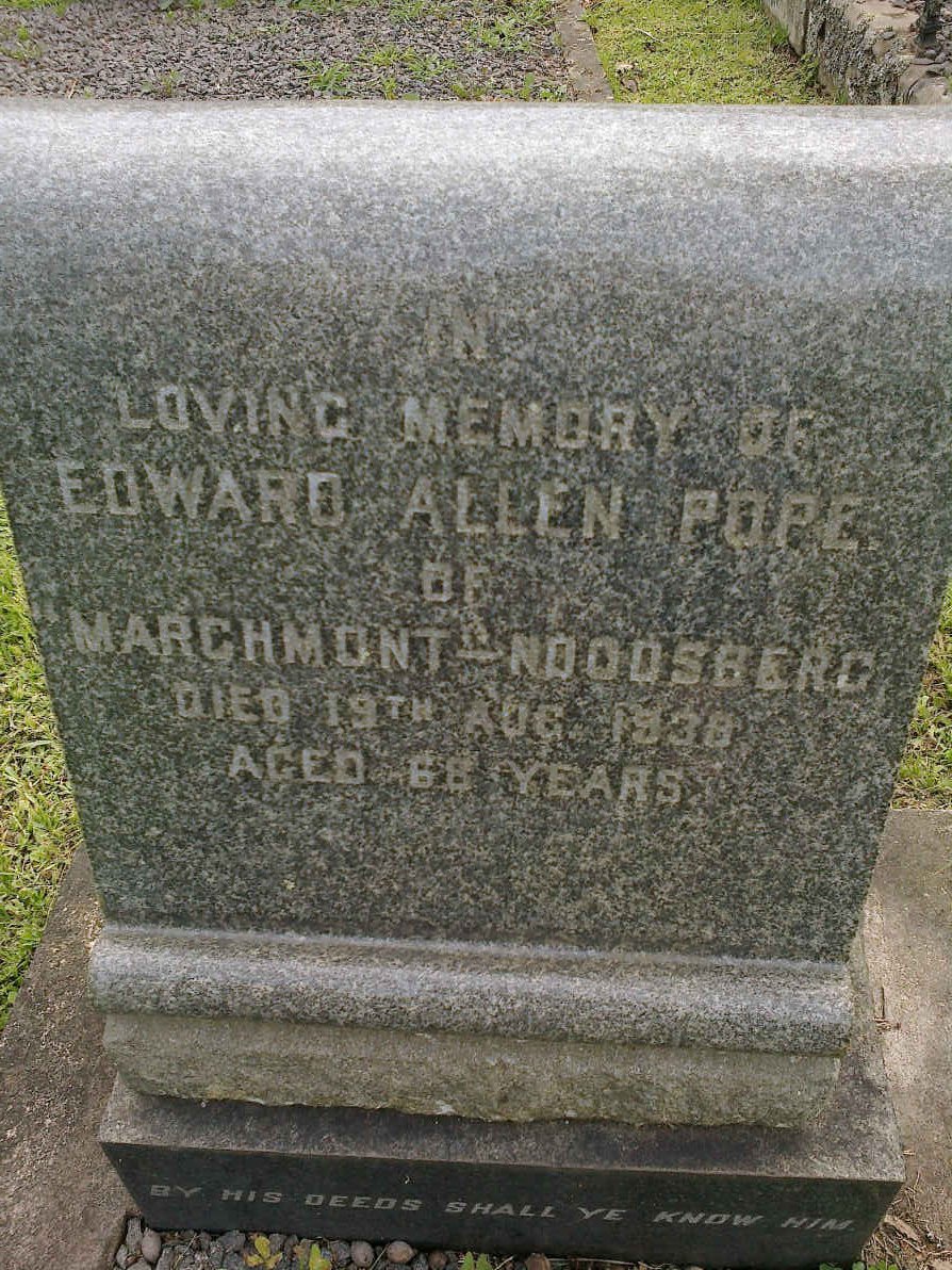 POPE Edward Allen -1938