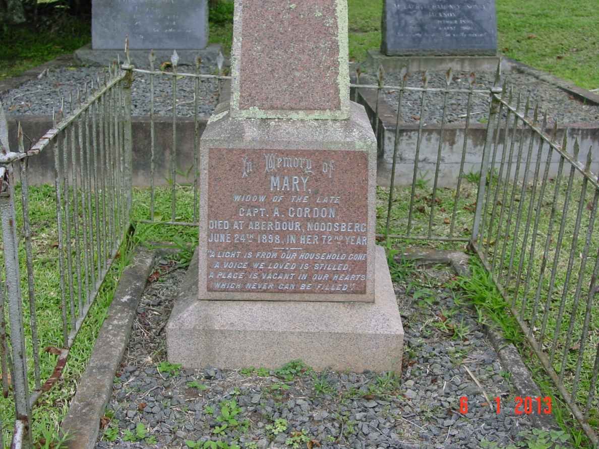 GORDON Mary -1898