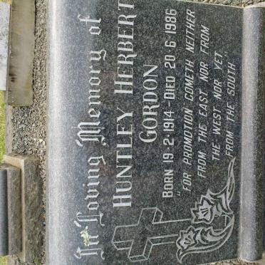 GORDON Huntley Herbert 1914-1986