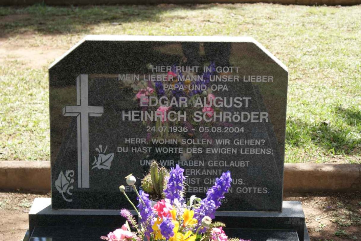 SCHRODER Edgar August Heinrich 1936-2004
