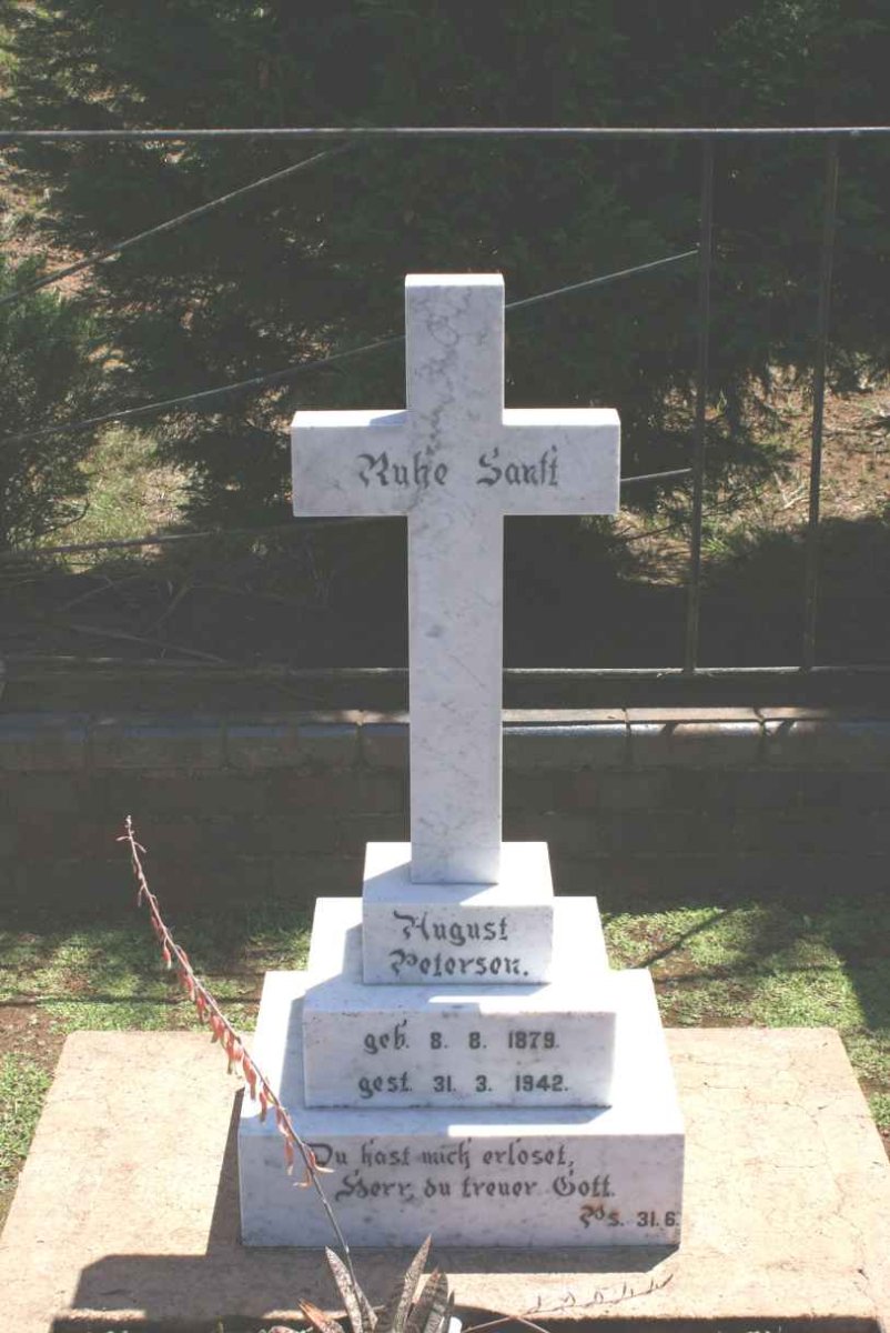 PETERSON August 1879-1942