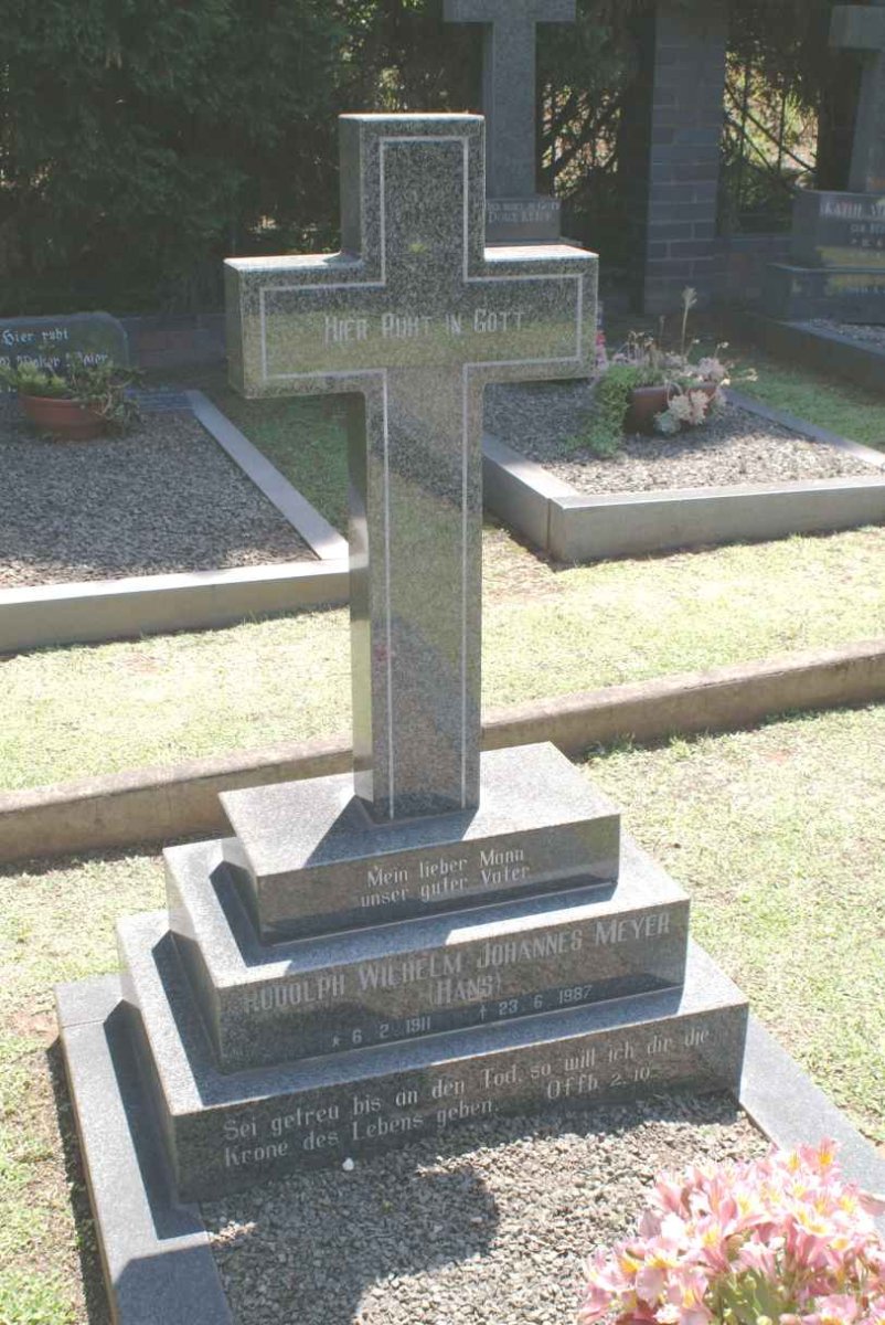 MEYER Rudolph Wilhelm Johannes 1911-1987