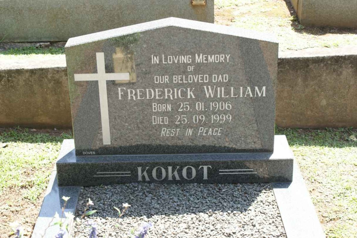 KOKOT Frederick William 1906-1999