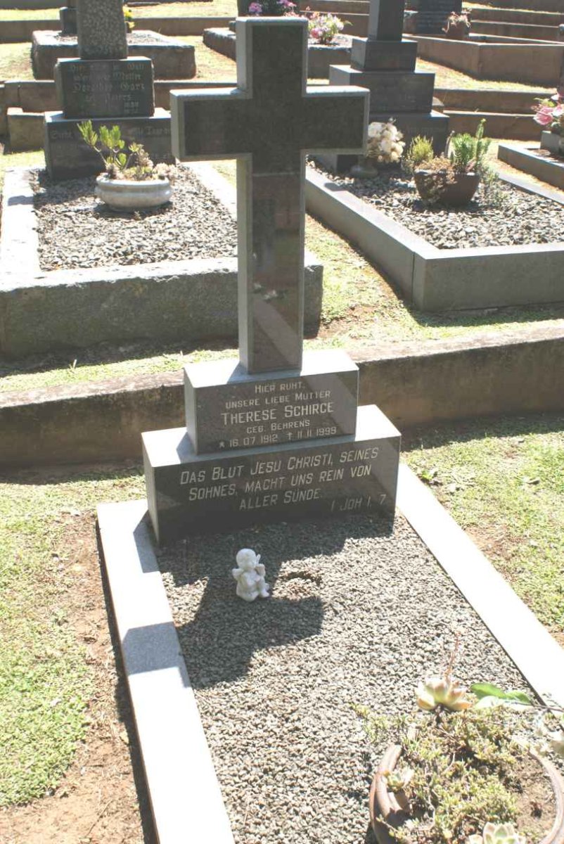 SCHIRGE Therese nee BEHRENS 1912-1995