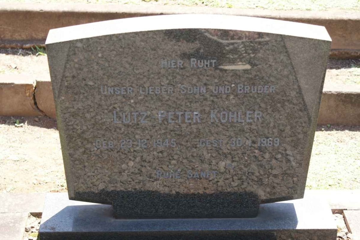 KOHLER Lutz Peter 1945-1969