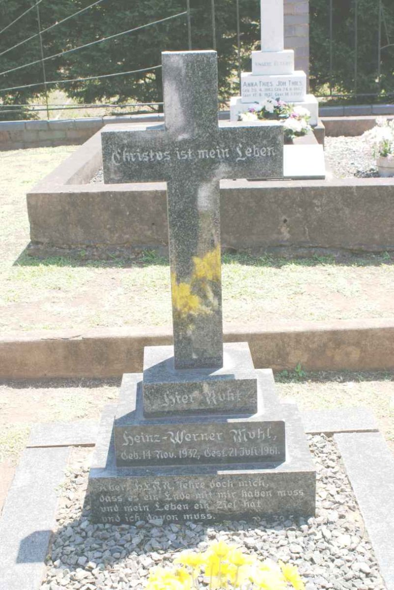 MUHL Heinz-Werner 1932-1961