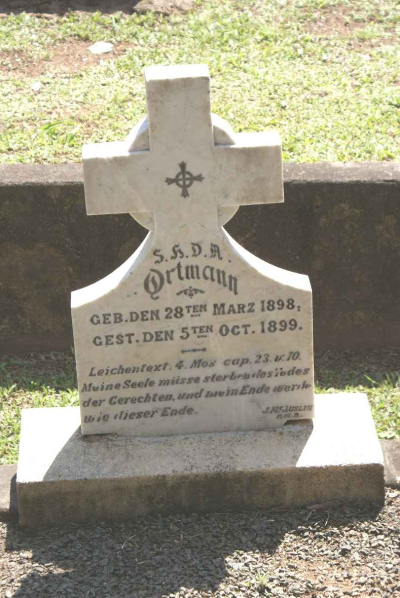 ORTMANN S.H.D.A. 1898-1899