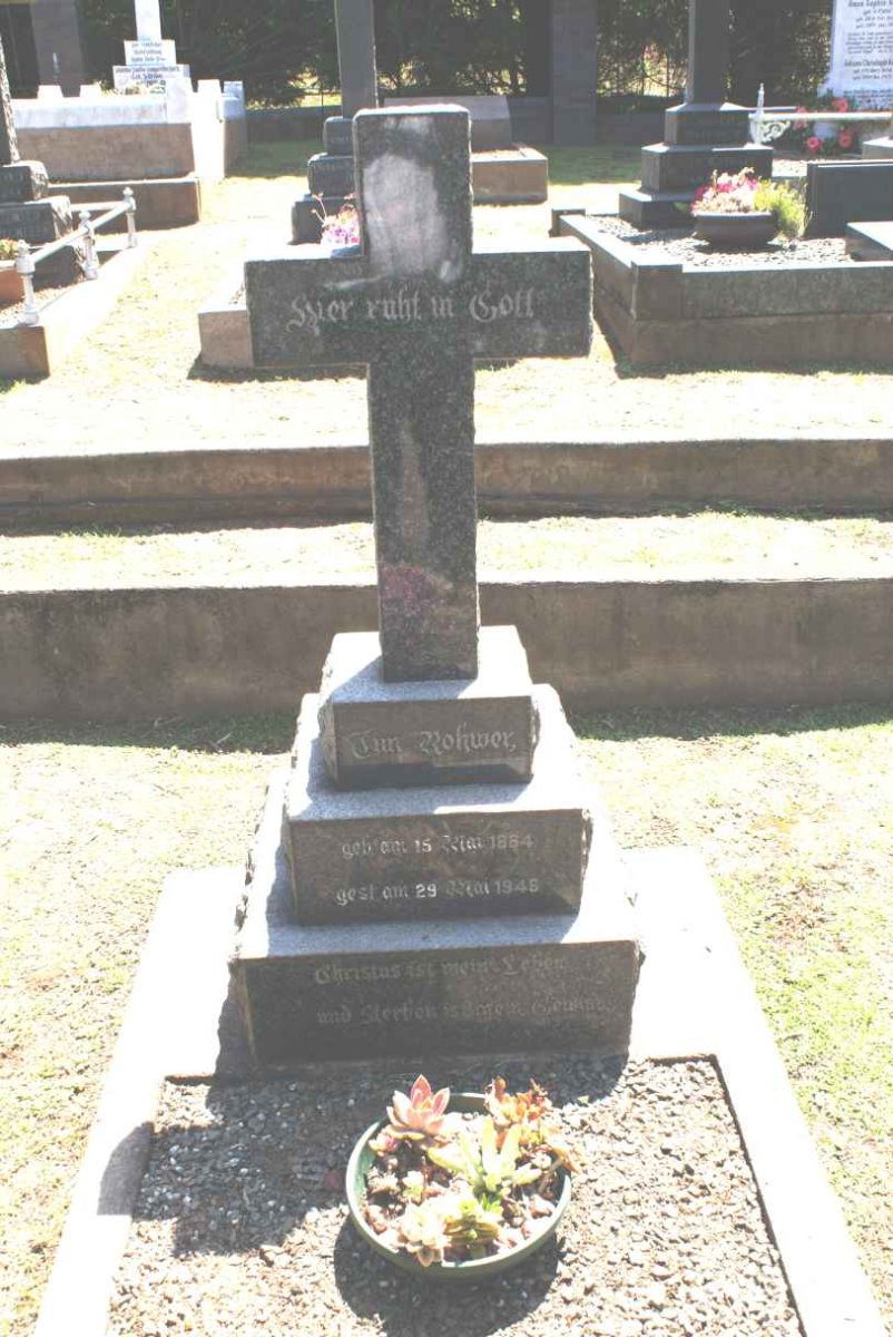 ROHWER Tim 1864-1946