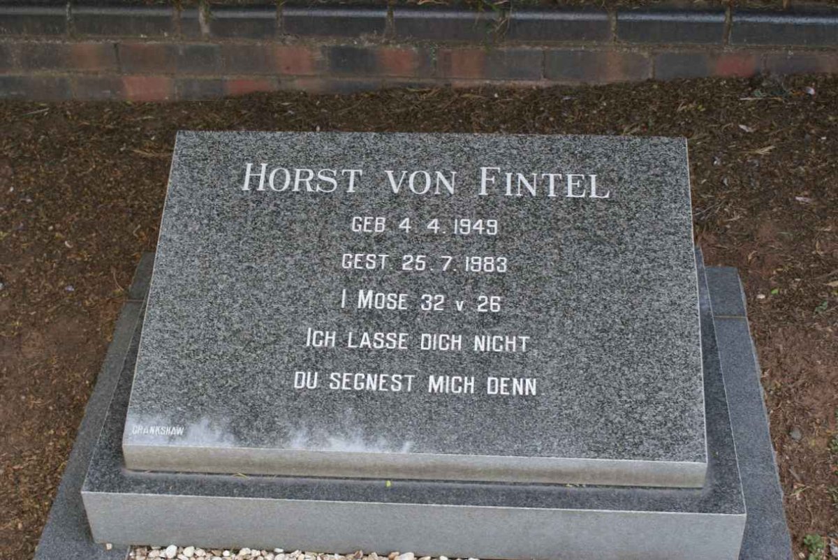 FINTEL Horst, von 1949-1983