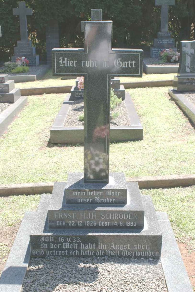 SCHRODER Ernst H.J.H. 1926-1993