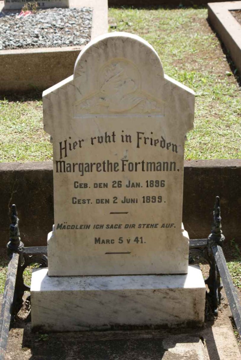 FORTMANN Margarethe 1896-1899