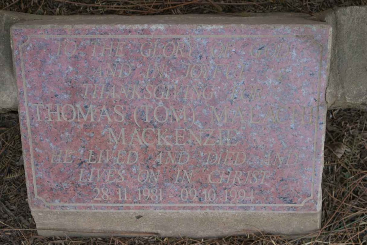 MACKENZIE Thomas Malachi 1981-1994